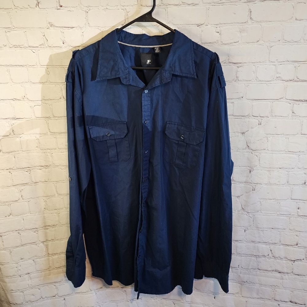 Men's JF J. Ferrar longsleeve button down shirt, size 2XLT